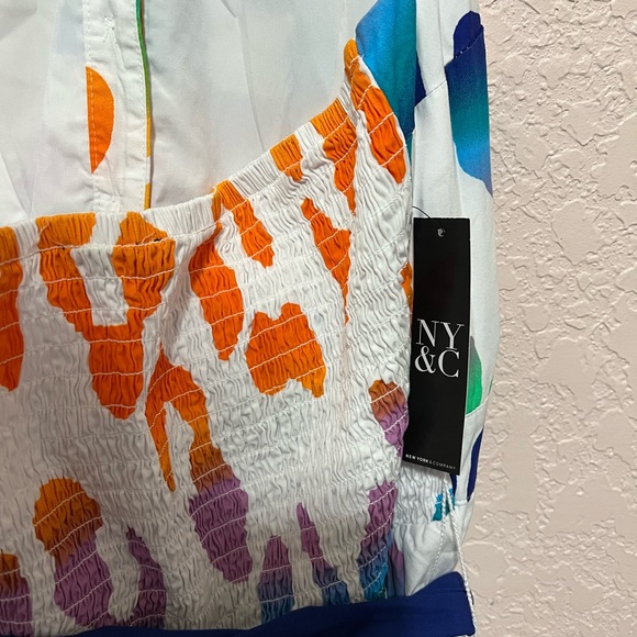 Womens rainbow leopard dress - Picture 4 of 5